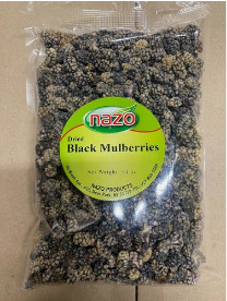 nazo Dried Black Mulberries 14 OZ